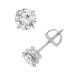 5.45CT TW Lab-Created Diamond Stud Earrings in 14K White Gold
