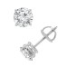 5.62CT TW Lab-Created Diamond Stud Earrings in 14K White Gold