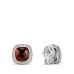 Albion Earrings with Garnet, Diamonds and 18K Gold