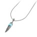 Feather Amulet with Turquoise