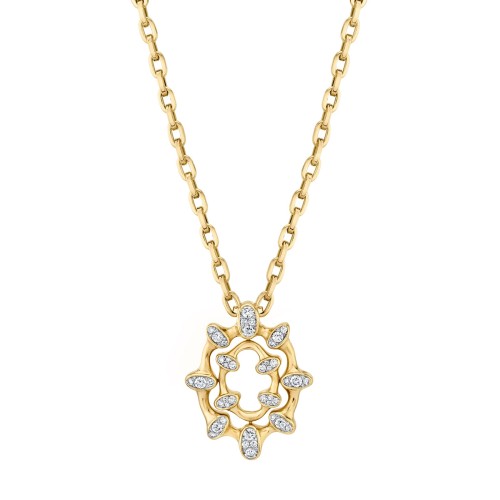 Chrona Diamond Pendant Necklace