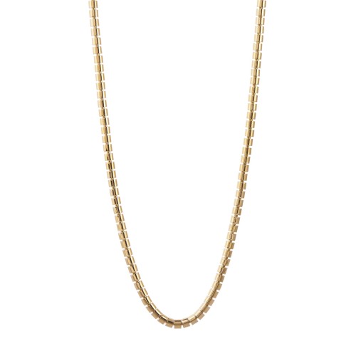 Ophelia Skinny Long Necklace - Yellow Gold