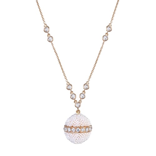 Bombay Round Necklace - Diamond