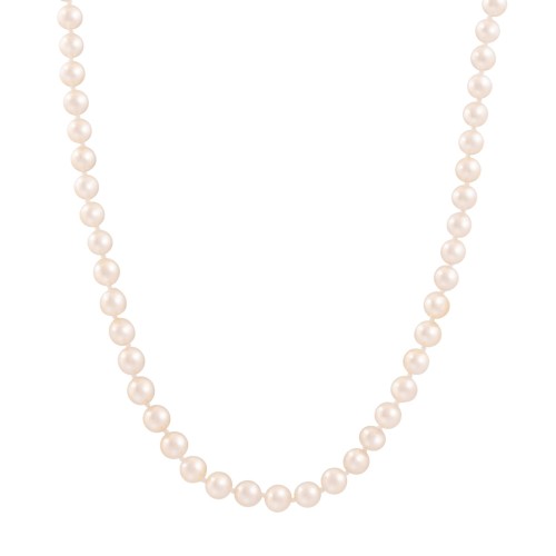7mm Japanese Akoya Pearl Howie Necklace - 18\