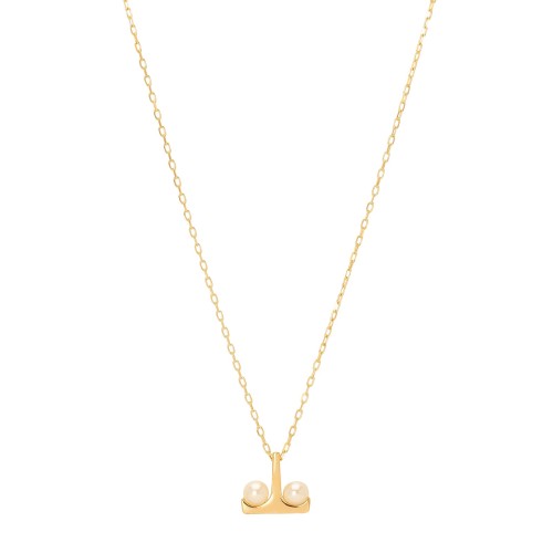 Beluga Pearl Necklace - Small
